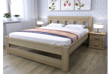 Dubová  posteľ Erika