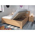 Buková posteľ Perla s úložným priestorom
