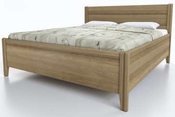 Dubová posteľ Daša s úložným priestorom